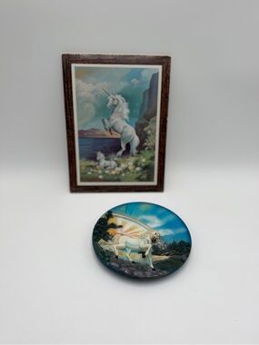 Vintage 80s 90s Unicorn Whimsical Decor Bundle Fantasy